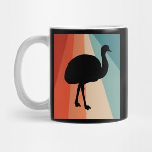 Nandu Sonnenuntergang Motiv Reiten Farm Mug